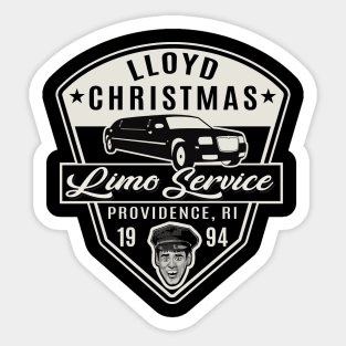 Lloyd Christmas Limo Service Dks Sticker